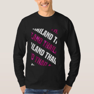 Thailand Camo Pattern Pink Camouflage T-Shirt