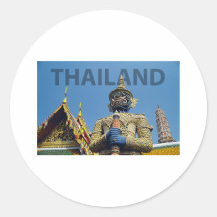 Thailand Classic Round Sticker