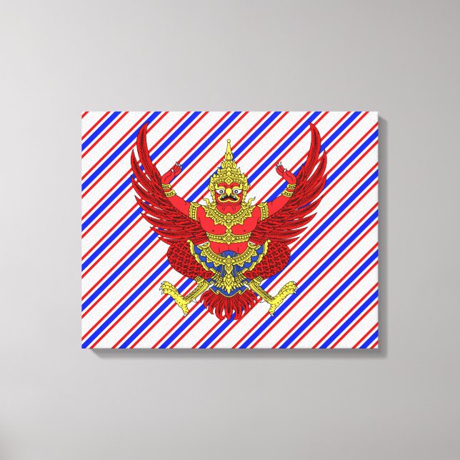 Thailand Coat arms Canvas Print (Front)