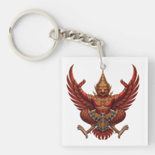Thailand coat arms country flag symbol Garuda embl Key Ring
