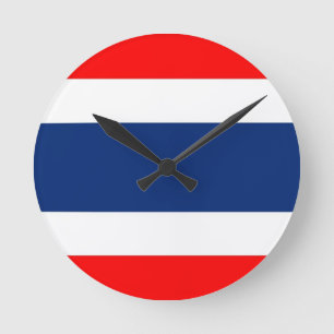 thailand country flag clock