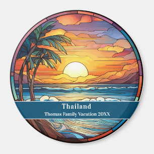 Thailand Custom Beach Vacation Magnet