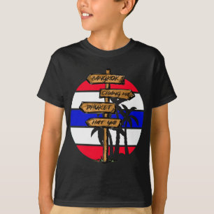 Thailand Destinations - Bangkok Chiang Mai Phuket T-Shirt