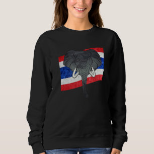 Thailand Elephant Backpacking Travel Vacation Sweatshirt