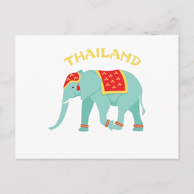 Thailand Elephant Postcard (Front)