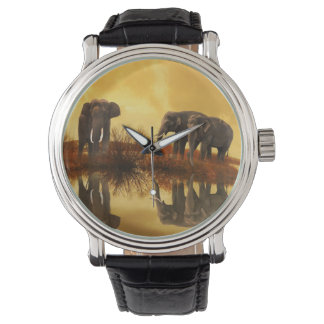 Thailand Elephants 1 Watch & Numeral Options