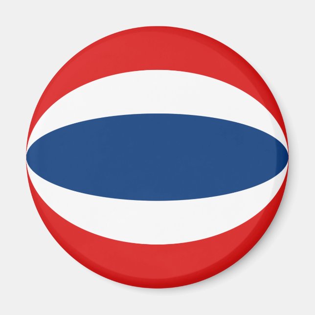 Thailand Fisheye Flag Magnet (Front)
