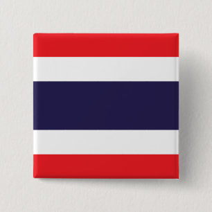Thailand Flag 15 Cm Square Badge