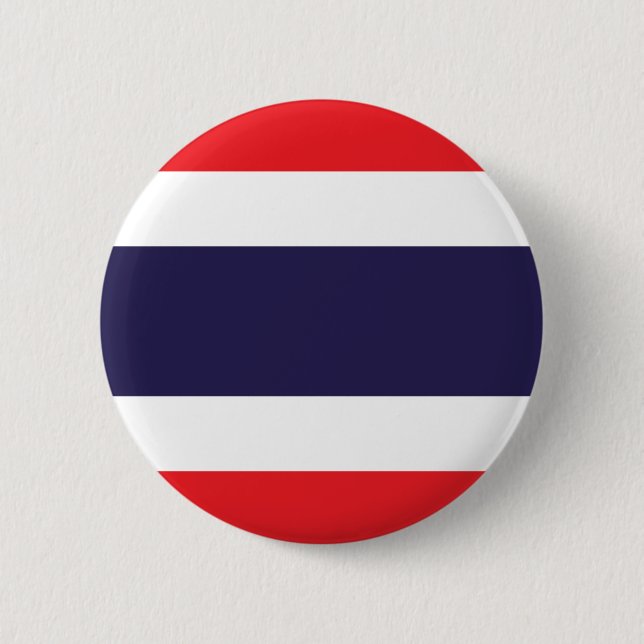 Thailand Flag 6 Cm Round Badge (Front)