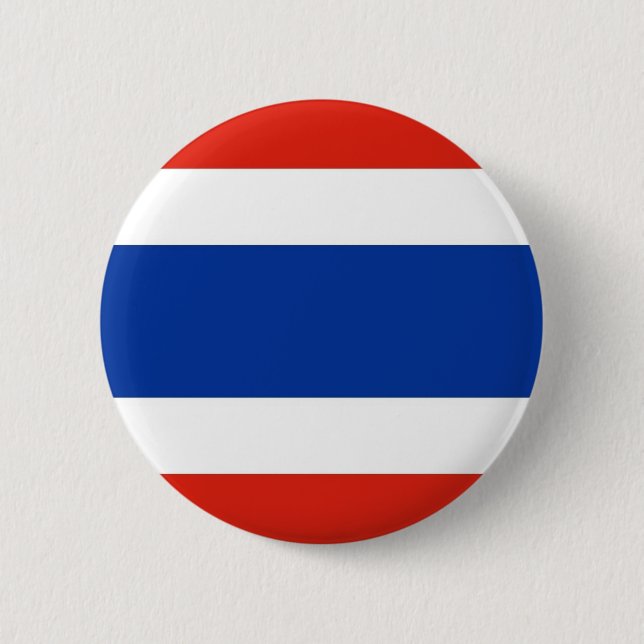 Thailand Flag 6 Cm Round Badge (Front)