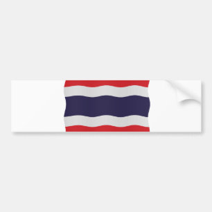 Thailand flag bumper sticker