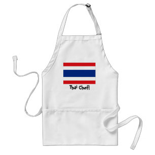 Thailand flag chef apron