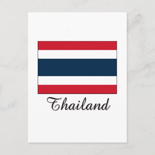 Thailand Flag Design Postcard (Front)