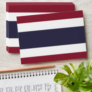 Thailand flag envelope