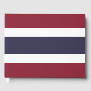 Thailand flag guest book