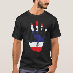 Thailand Flag Hand T-Shirt