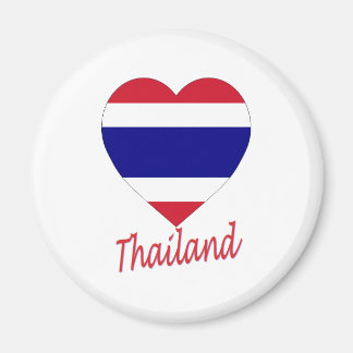Thailand Flag Heart Magnet