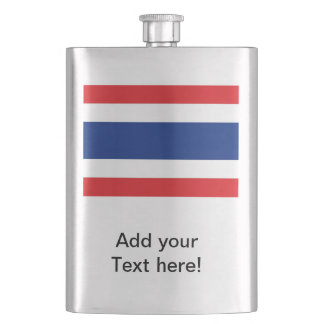 Thailand Flag Hip Flask