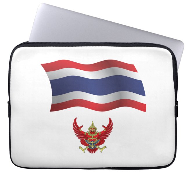 Thailand Flag Laptop Sleeve (Front)