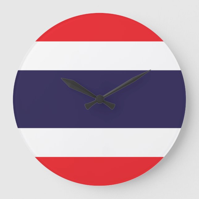 Thailand Flag Large Clock (Front)