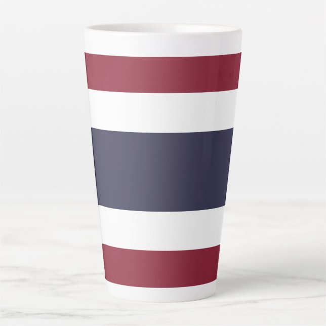 Thailand flag latte mug (Front)