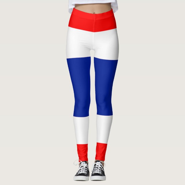 Thailand Flag Leggings (Front)