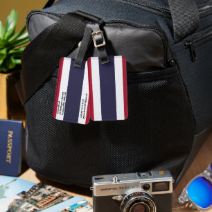 Thailand flag luggage tag