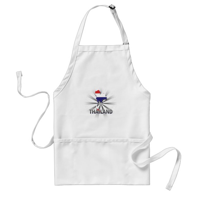 Thailand Flag Map 2.0 Standard Apron (Front)