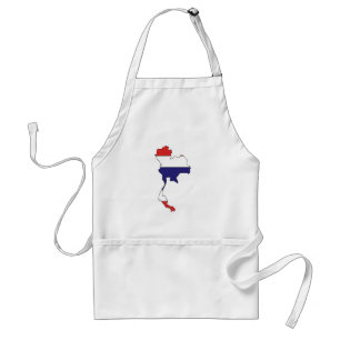 Thailand Flag Map full size Standard Apron