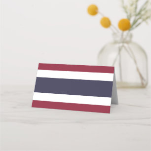 Thailand flag place card