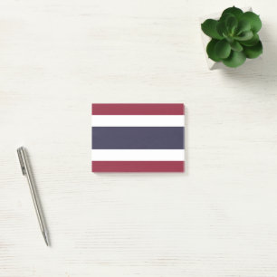 Thailand flag post-it notes