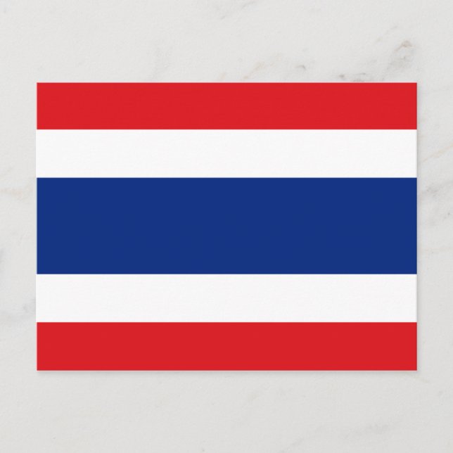 Thailand Flag Postcard (Front)