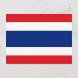 thailand flag postcard