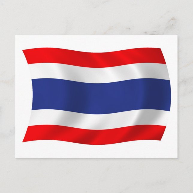 Thailand Flag Postcard (Front)