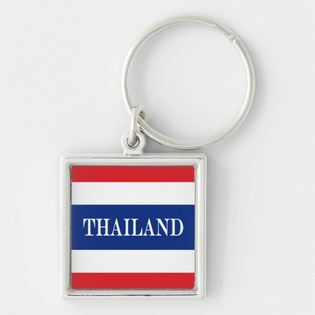  Thailand flag Thai Key Ring (Front)