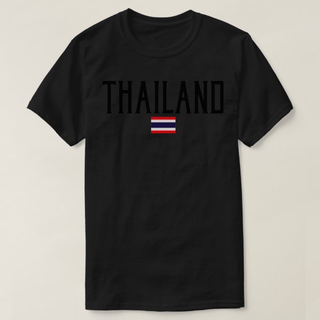 Thailand Flag Vintage Black Tet Pullover  (Design Front)