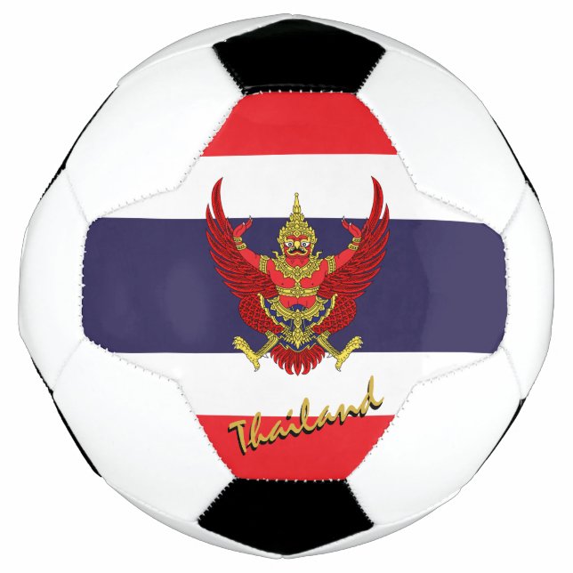 Thailand Football & Thai Flag / Sport Soccer Ball (Front)
