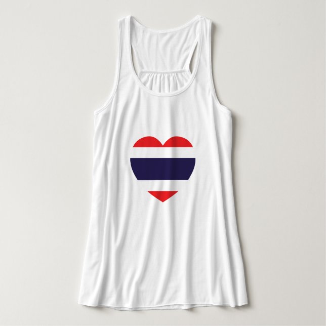 Thailand Heart Flag Singlet (Design Front)