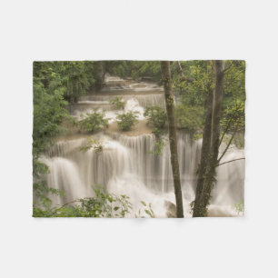 Thailand, Huai Mae Khamin Waterfall Fleece Blanket