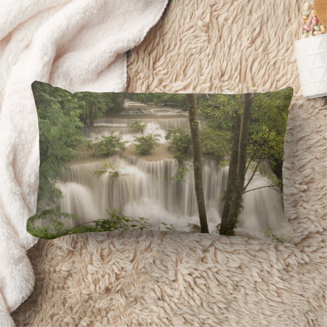 Thailand, Huai Mae Khamin Waterfall Lumbar Cushion (Blanket)