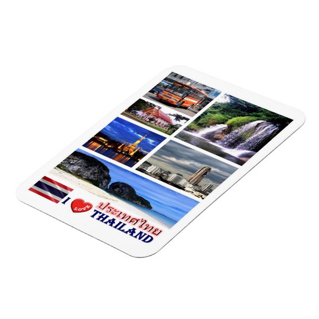 Thailand - I Love - Magnet (Left Side)