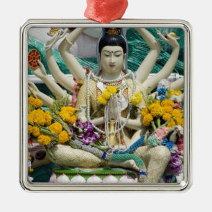 Thailand, Ko Samui aka Koh Samui). Wat Plai 2 Metal Tree Decoration