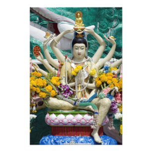 Thailand, Ko Samui aka Koh Samui). Wat Plai 2 Photo Print