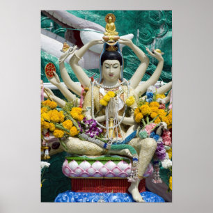 Thailand, Ko Samui aka Koh Samui). Wat Plai 2 Poster