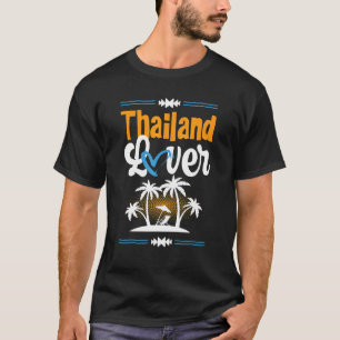 Thailand Love Vacation Heart Summer Quote T-Shirt