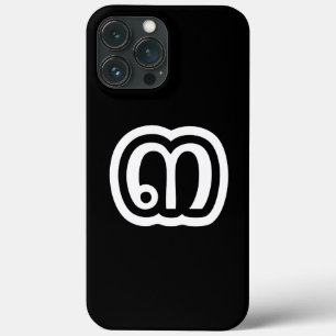 Thailand Number 3 / Three / ๓ (Sam) Thai Script iPhone 13 Pro Max Case