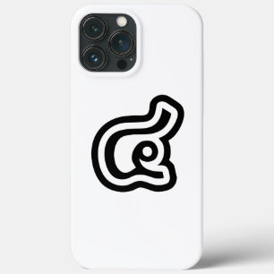 Thailand Number 4 / Four / ๔ (See/Si) Thai Script iPhone 13 Pro Max Case