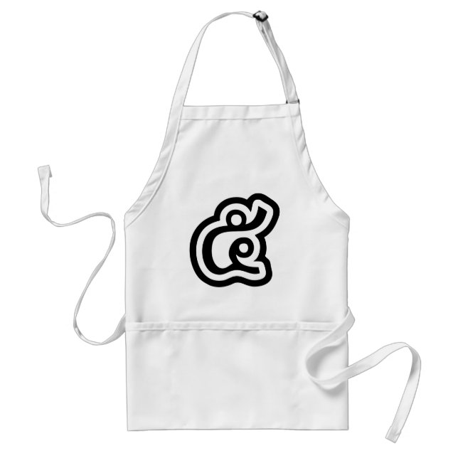 Thailand Number 5 / Five / ๕ (Haa/Ha) Thai Script Standard Apron (Front)
