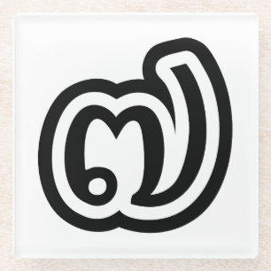 Thailand Number 7 / Seven / ๗ (Jed/Chet) Thai Glass Coaster