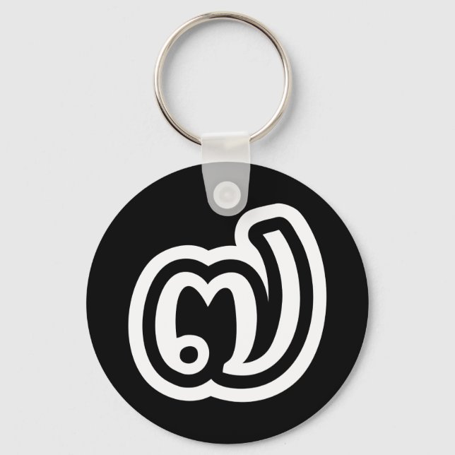 Thailand Number 7 / Seven / ๗ (Jed/Chet) Thai Key Ring (Front)